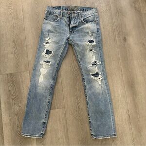 Ripped American Eagle Jeans Size 29x32 “core flex”